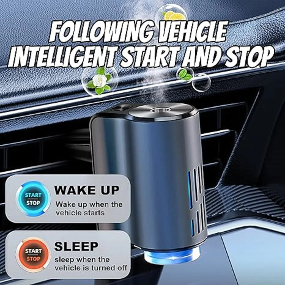 Smart Car Air Vent Aromatherapy Diffuser With Sonic Sprayer