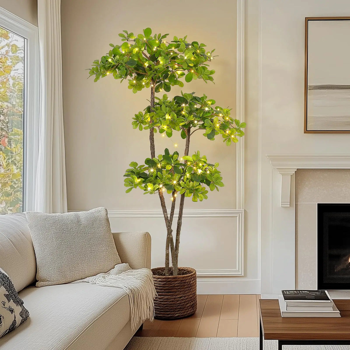 Artificial Olive Tree With Fake Olive Trees Indoor Artificial Plant In Plastic Nursery Pot Tall Fake Tree For Home Decor Bedroom Living Room Office Decor