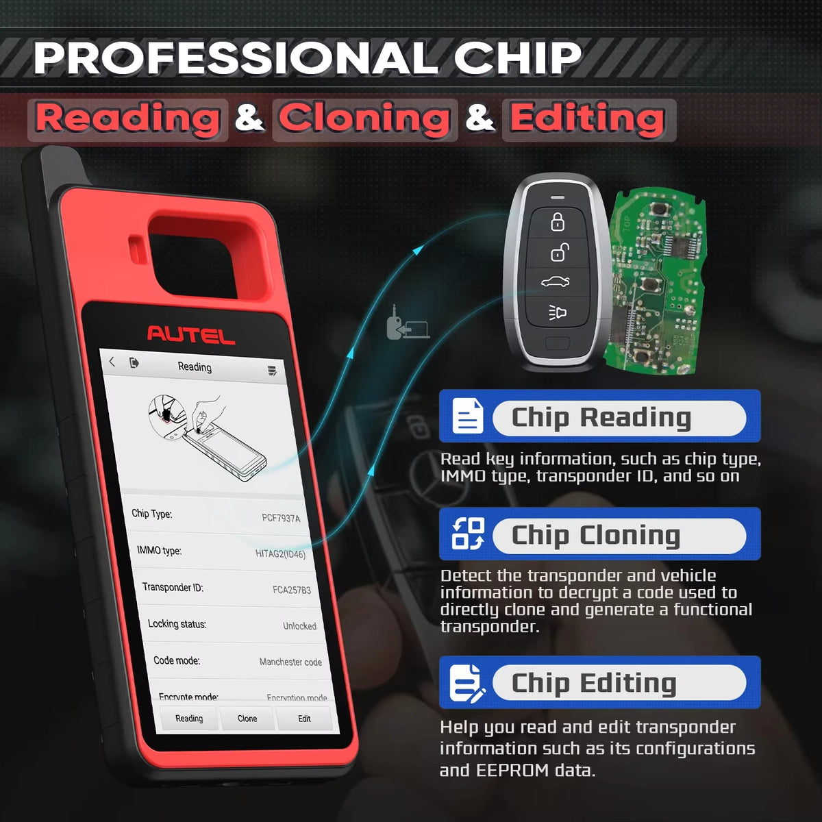 Autel MaxiIM KM100 Universal Key Generation and Programming Tool