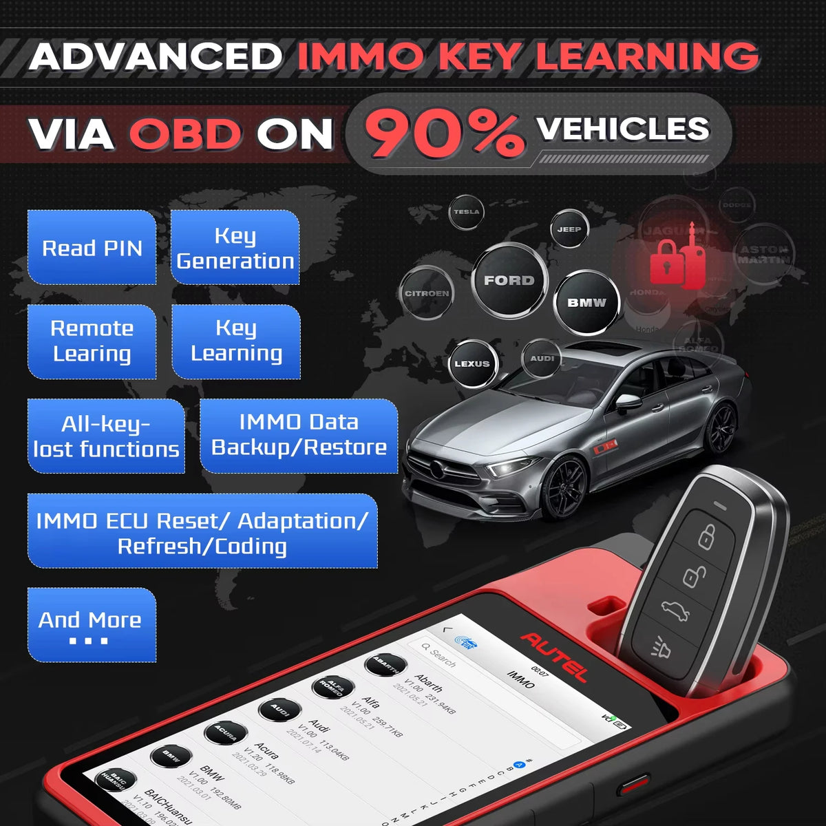 Autel MaxiIM KM100 Universal Key Generation and Programming Tool