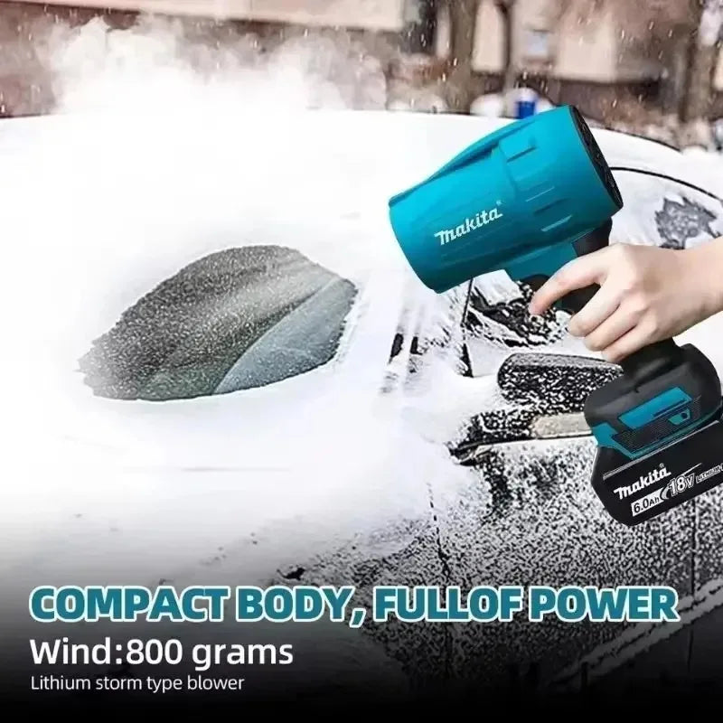Makita Brushless Turbo Jet Storm Fan Blower Duster With LED Light