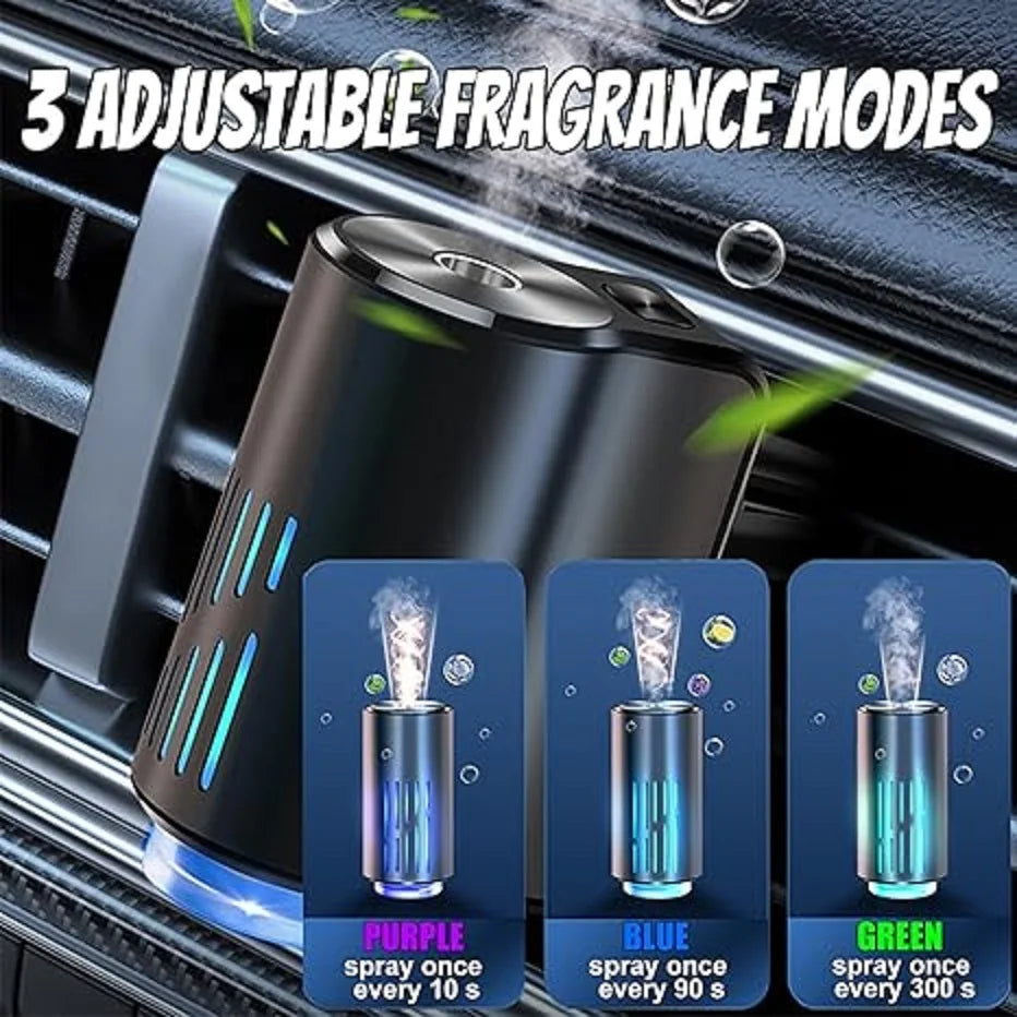 Smart Car Air Vent Aromatherapy Diffuser With Sonic Sprayer