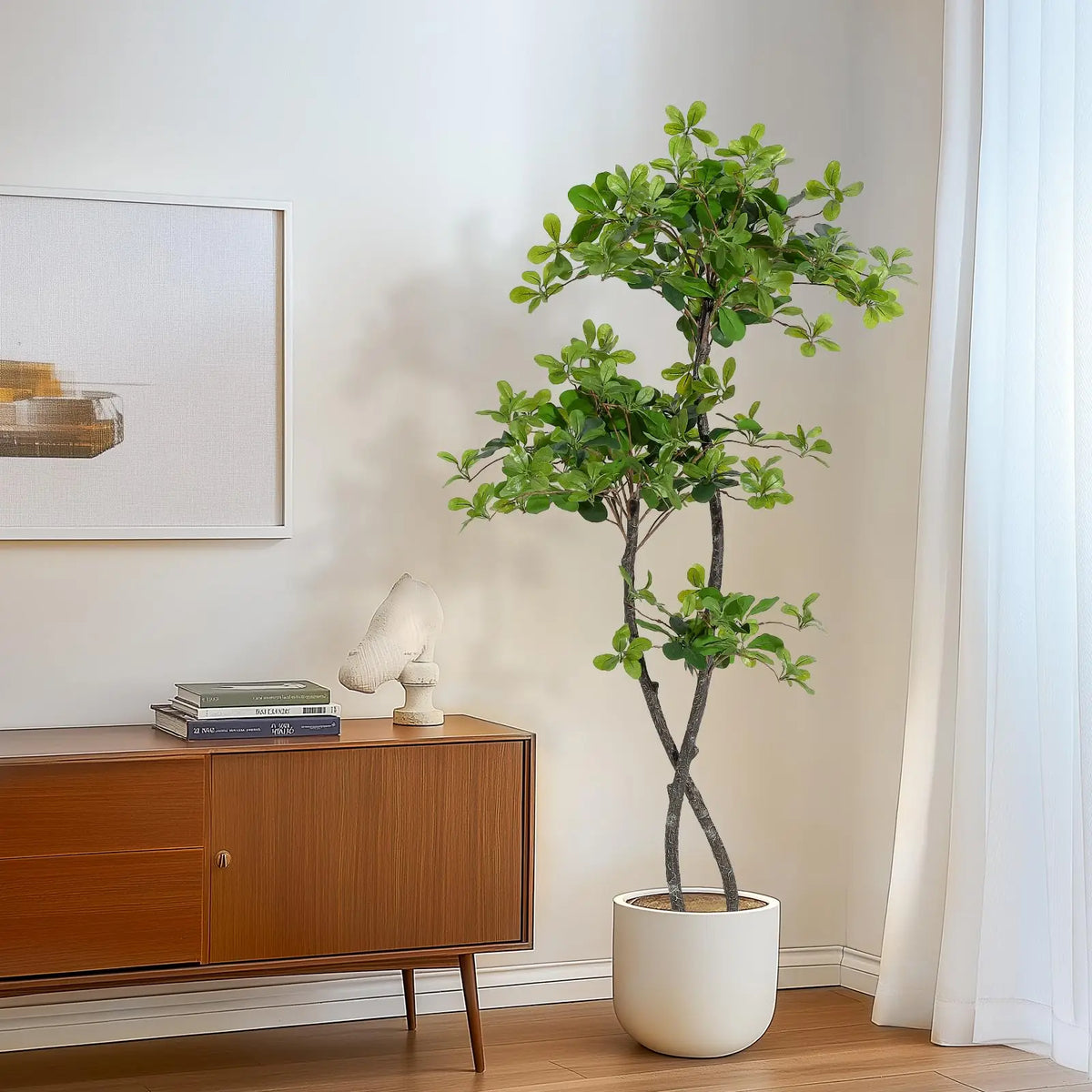 Artificial Olive Tree With Fake Olive Trees Indoor Artificial Plant In Plastic Nursery Pot Tall Fake Tree For Home Decor Bedroom Living Room Office Decor