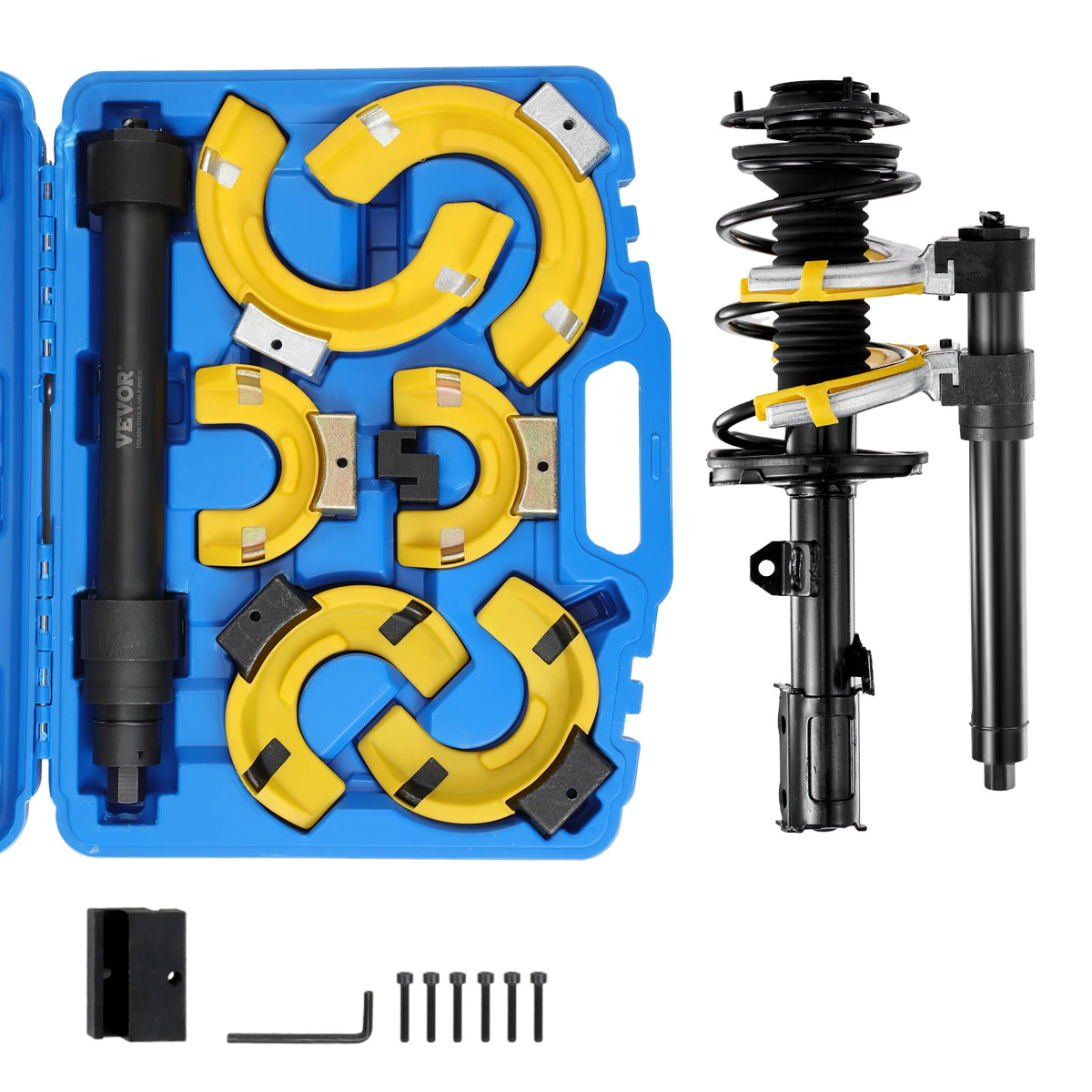 SucceBuy MacPherson Strut Spring Compressor Kit With Interchangeable Forks