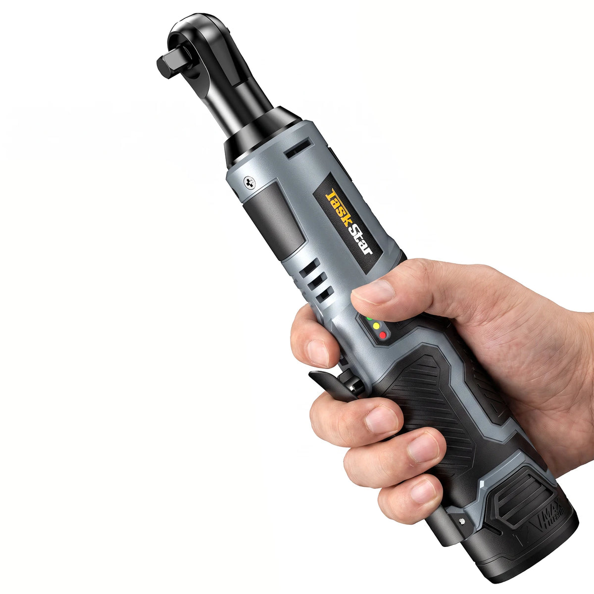 Taskstar Cordless Electric Ratchet Wrench Kit With Batteries And Sockets