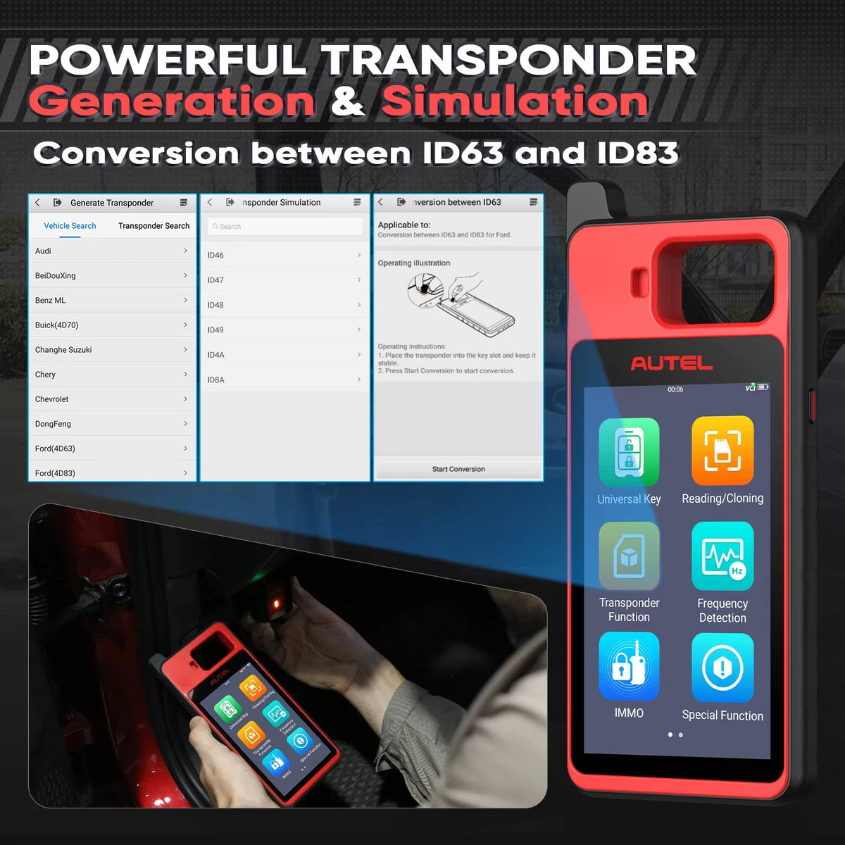 Autel MaxiIM KM100 Universal Key Generation and Programming Tool