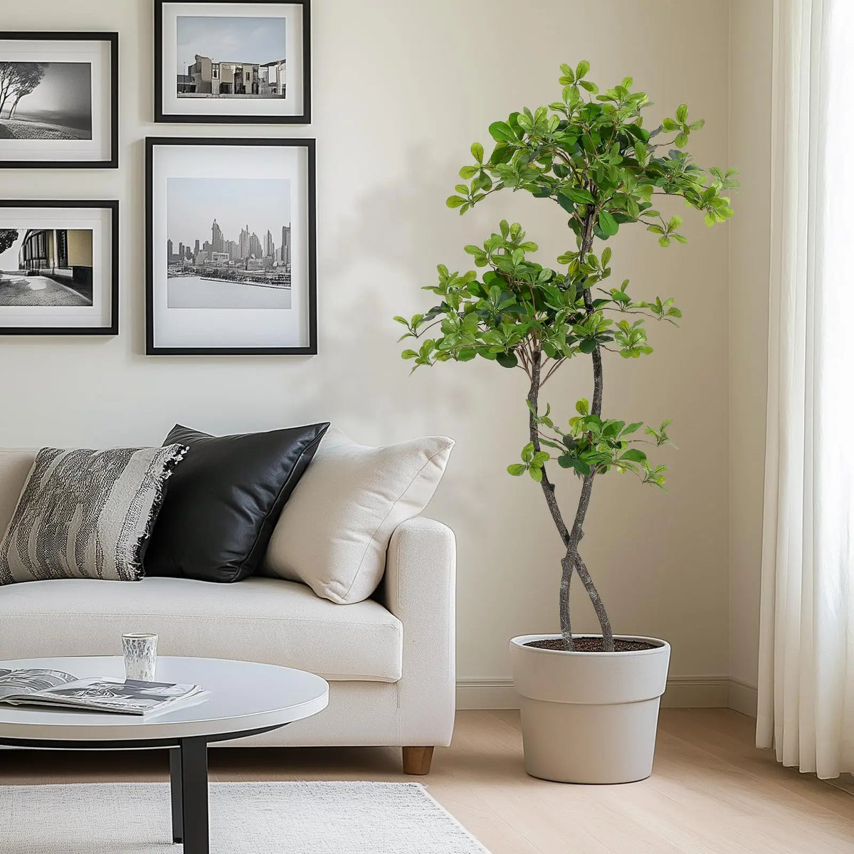 Artificial Olive Tree With Fake Olive Trees Indoor Artificial Plant In Plastic Nursery Pot Tall Fake Tree For Home Decor Bedroom Living Room Office Decor