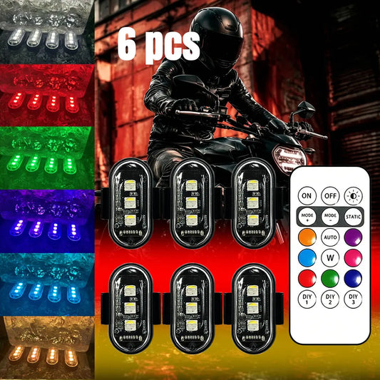 RGB LED Remote Control Ambient Lights for Vehicles and Rooms