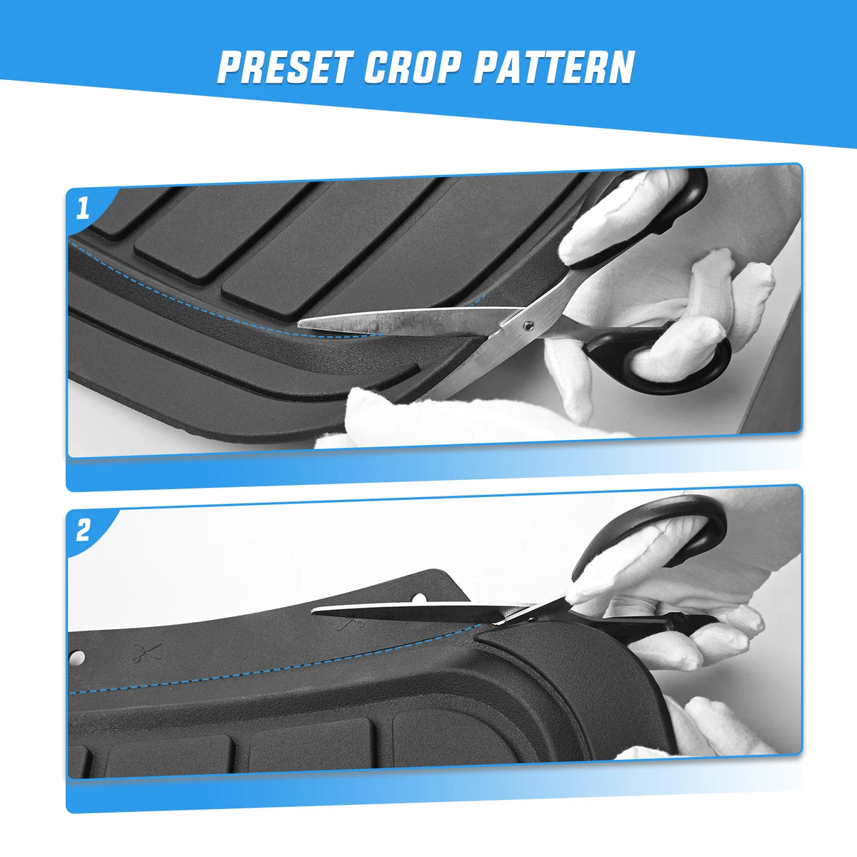 Nilight Universal Trim To Fit PVC Floor Mats All Weather Protection
