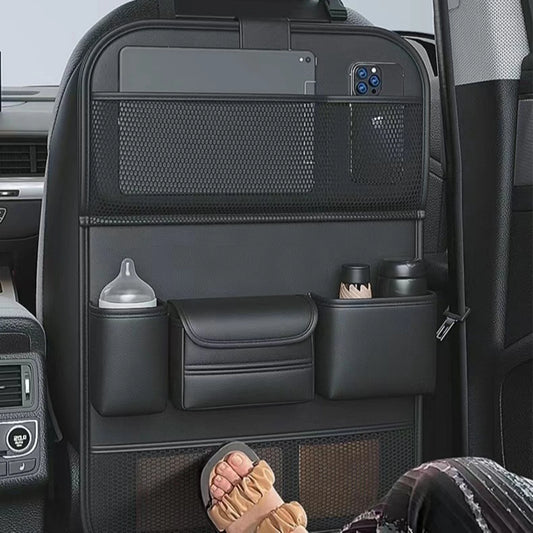 Car Back Seat Organizer With Multiple Storage Compartments